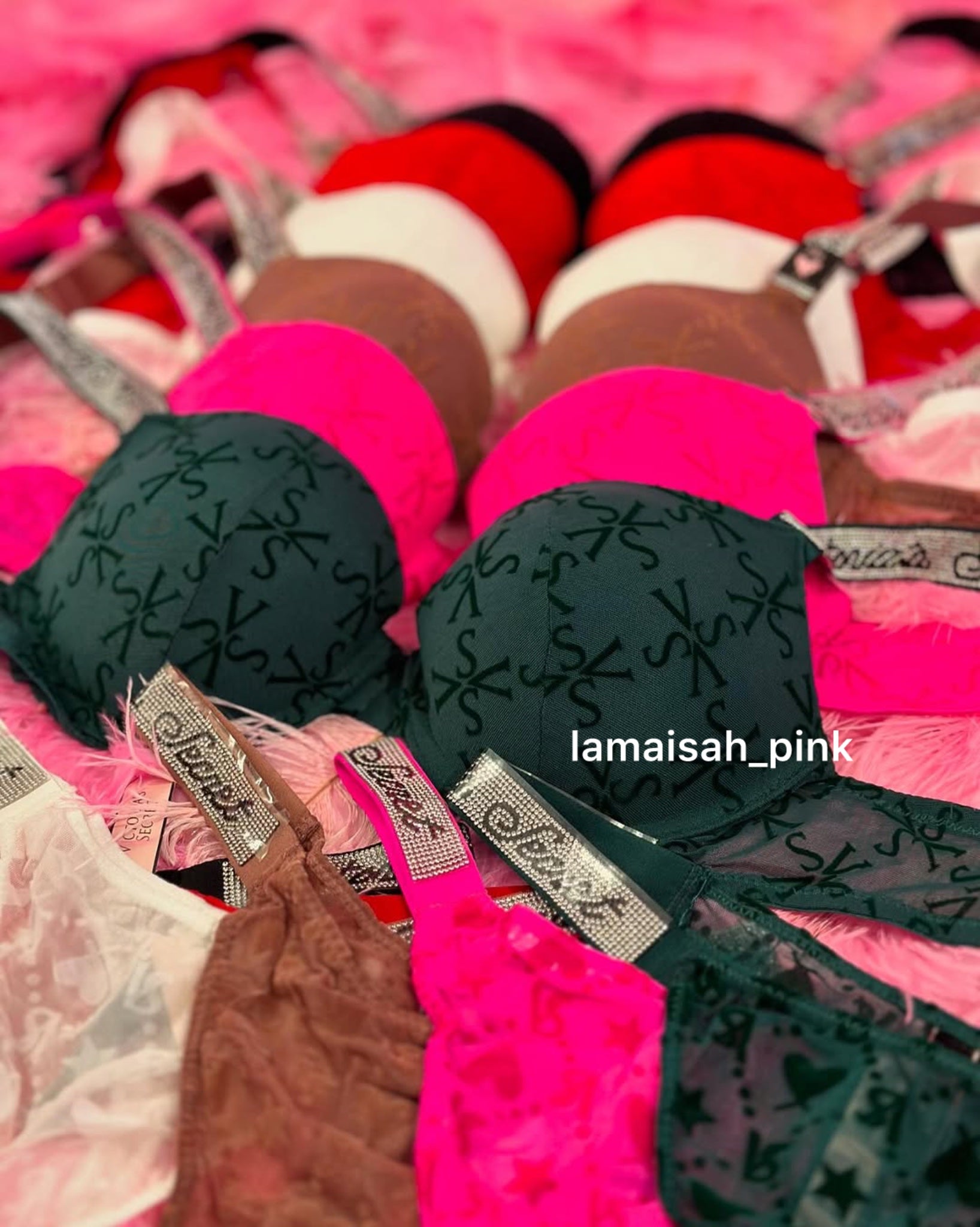 VS Bra Set(Pretty Redš)
