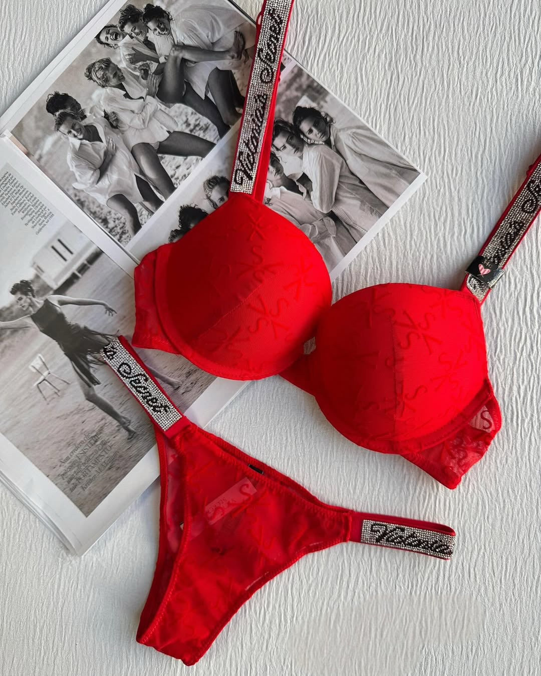 VS Bra Set(Pretty Redš)