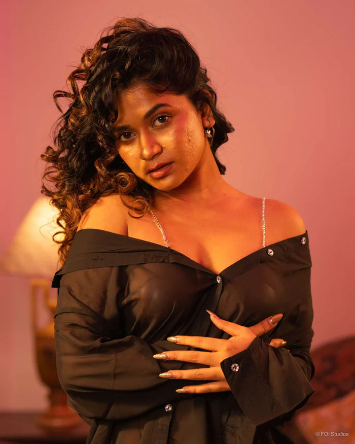 Cloud Nine Boyfriend Shirt Style Off-Shoulder Lingeriey