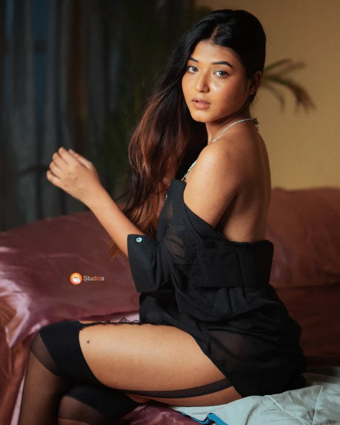 Cloud Nine Boyfriend Shirt Style Off-Shoulder Lingeriey